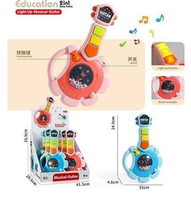 2in1 Kids Mini Guitar With Light & Sound